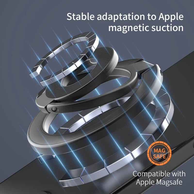 Double Sided Magnetic Phone Holder for Magsafe Cellphones Stand Ring Grip Support Phone Accessories