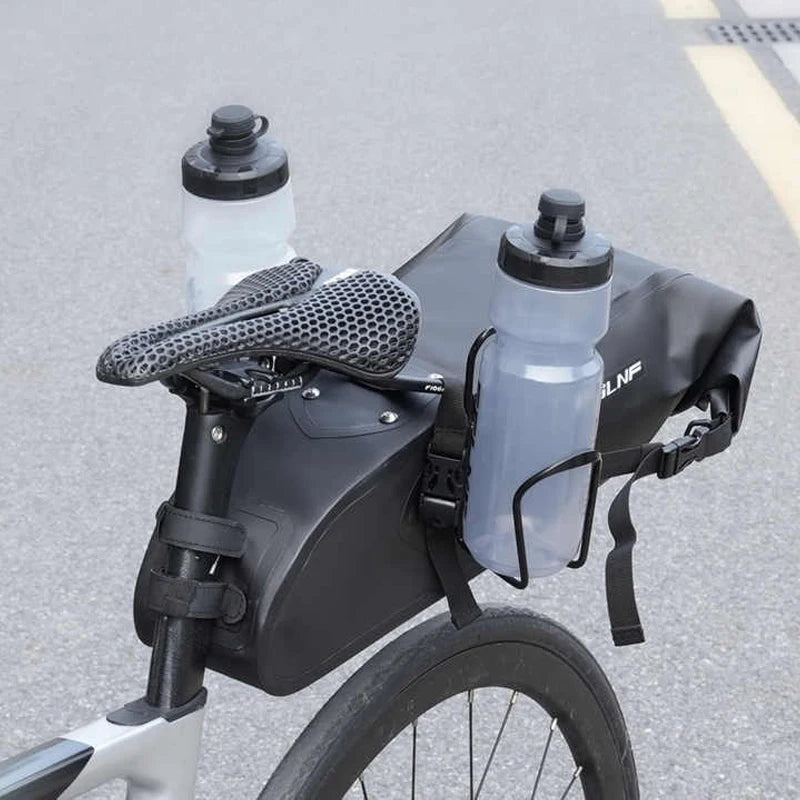 Bike Saddle Extension Mount Stable Aluminum Alloy Saddle Bag Stabilizer Multifunctional Water Bottle Bracket Bike Accessories