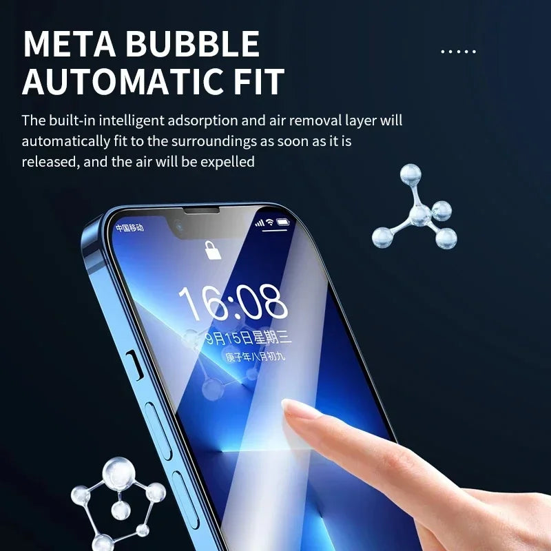 3Pcs Tempered Glass for iPhone 14 13 12 11 15 Pro Max Mini Screen Protector for iPhone 17 XR XS MAX 7 8 Plus 16 Protective Glass