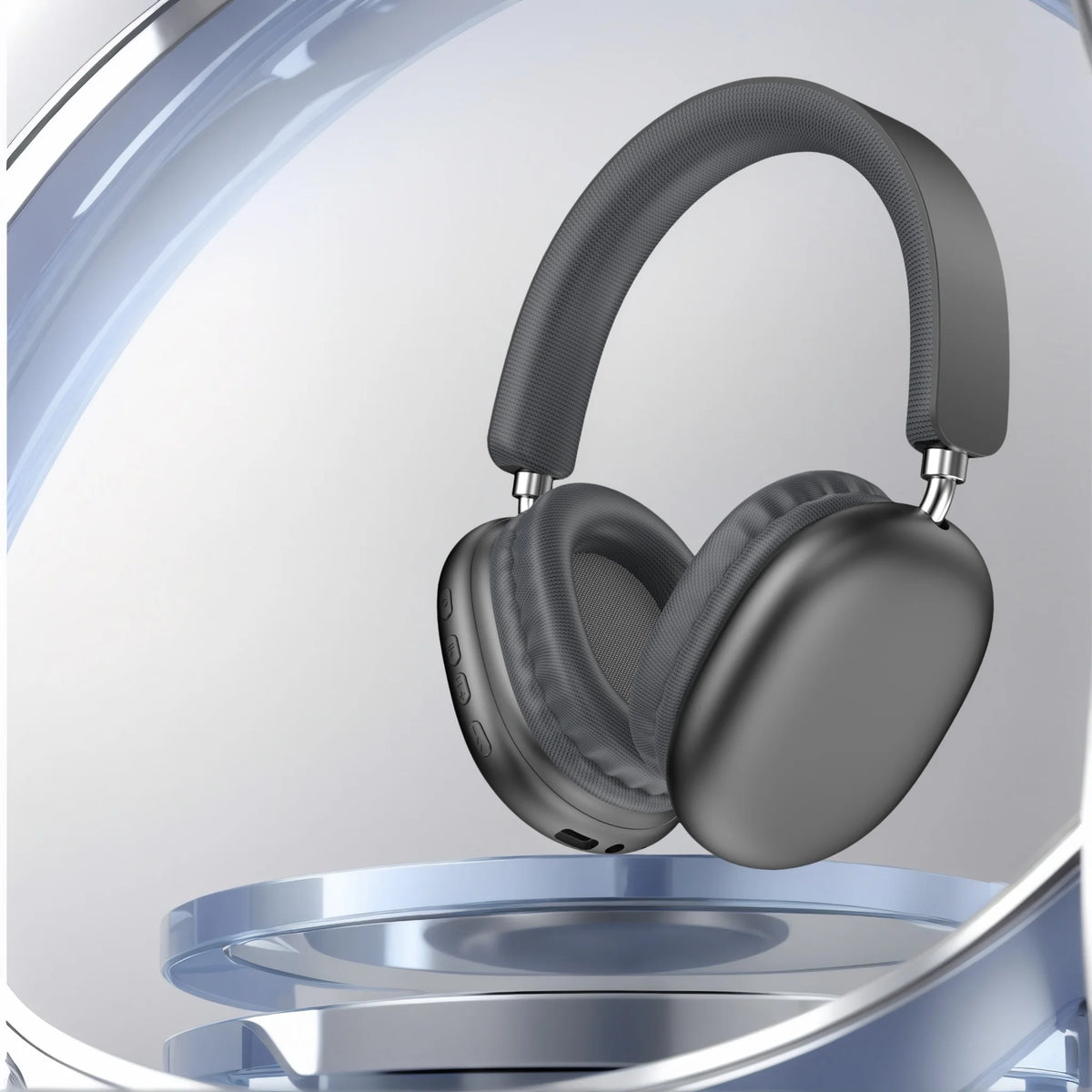 GENAI Headband-style IPX3 Waterproof Wireless Gaming Headphones Active Noise Cancellation (ANC) for V5.3 Type-C Charging