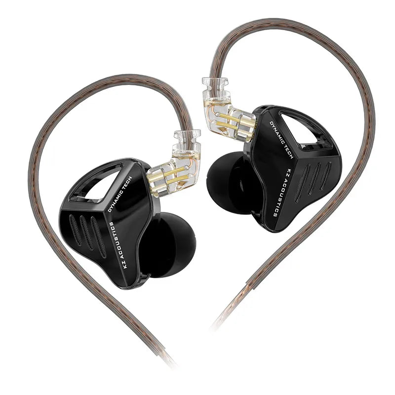 KZ ZVX Pro Earphones Dynamic HIFI Bass Earbuds in Ear Monitor Headphones Sport Noise Cancelling Headset