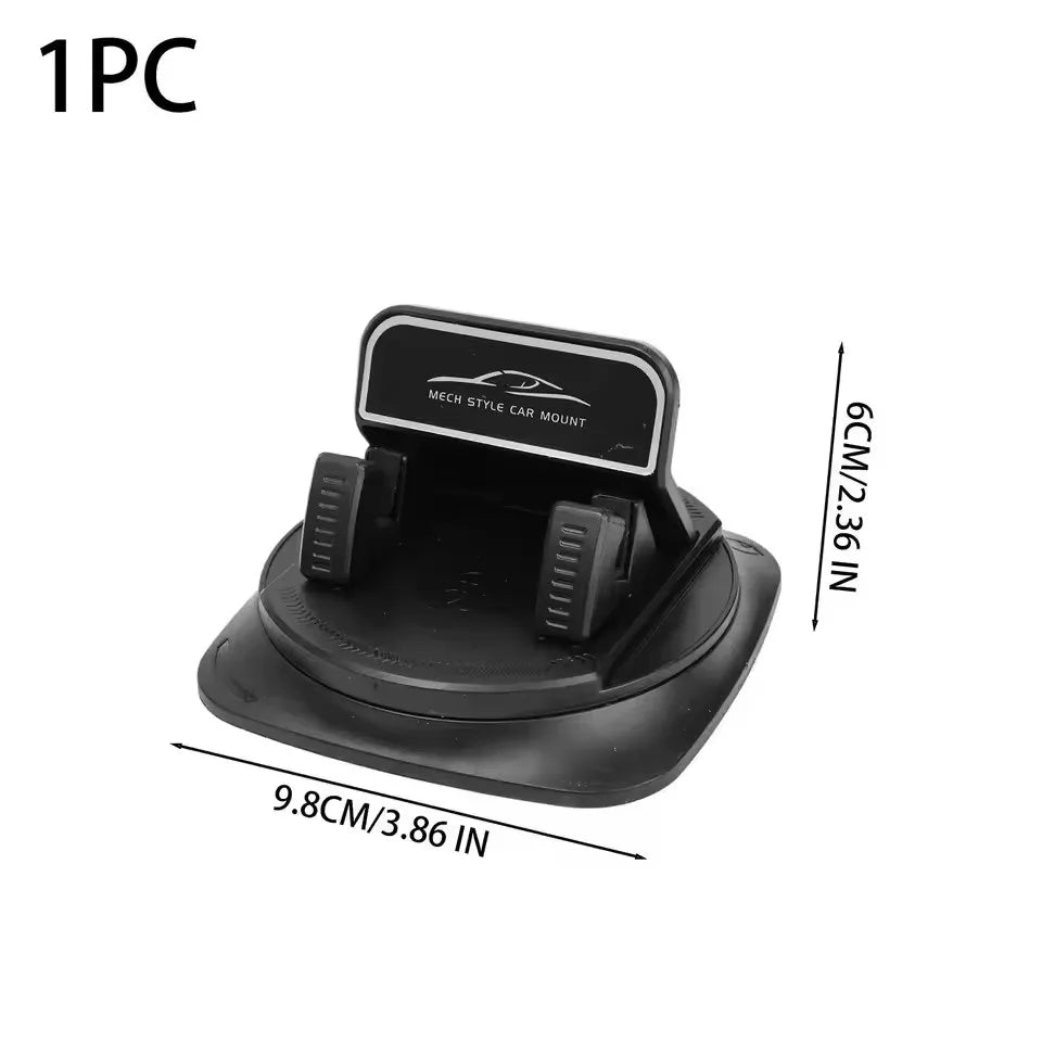 360° Degree Car Mobile Phone Mount Anti Slip Silicone Dashboard Phone Holder Free Rotation Universal Head-Up Navigation Holder