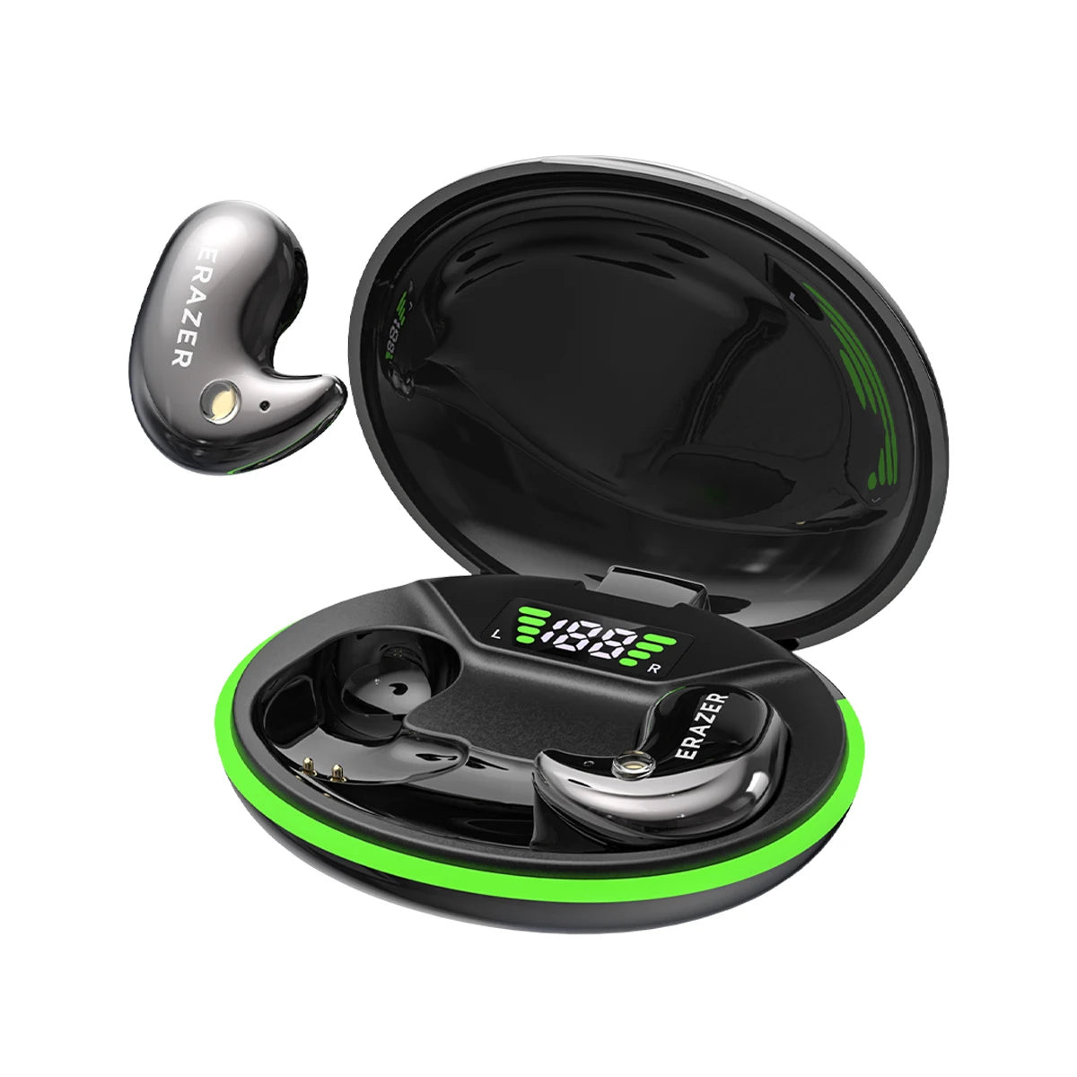 EARZER XF58 In-Ear Bluetooth Headphones With Microphone Translator Earphones TWS Sport Wireless Earbuds Comfort Ultra-thin MP3
