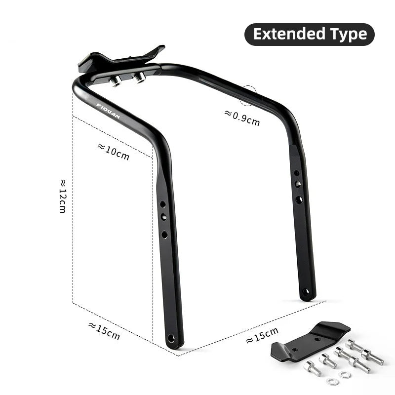 Bike Saddle Extension Mount Stable Aluminum Alloy Saddle Bag Stabilizer Multifunctional Water Bottle Bracket Bike Accessories