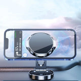 Strong Magnetic Mobile Phone Stand 720° Foldable Round Bracket Car Holder Support for Universal Phones Mount Holders In Car