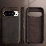 Crazy Horse Pattern Genuine Leather Case for Google Pixel 10 Pro XL Pixel11 Pro 9A 8A 7A 6A 5 6 7 8 Pro 9 Pro XL Back Cover Case