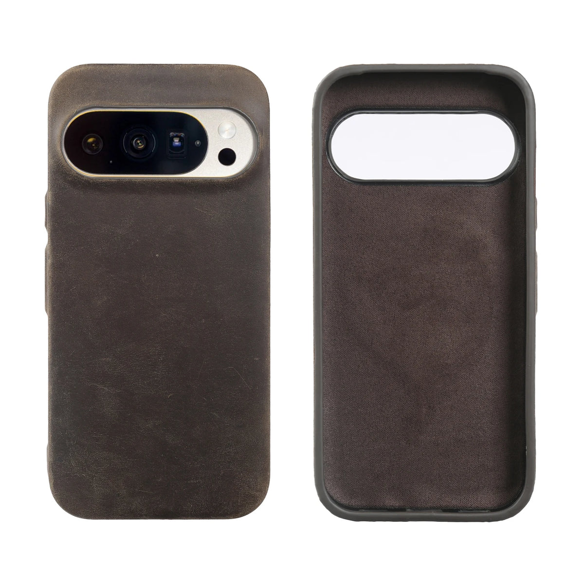 Crazy Horse Pattern Genuine Leather Case for Google Pixel 10 Pro XL Pixel11 Pro 9A 8A 7A 6A 5 6 7 8 Pro 9 Pro XL Back Cover Case