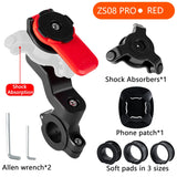 Universal 360° Rotatable and Detachable Phone Mount, Bicycle Mount, Motorcycle Handlebar Mount, Riding Accessories