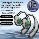 1-2Pcs Wireless Bluetooth Headphones Full Open Headset Air Conduction Ear Hook Earphones Noise Canceling Audifonos Sports