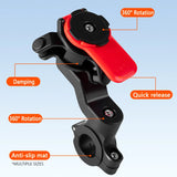 Universal 360° Rotatable and Detachable Phone Mount, Bicycle Mount, Motorcycle Handlebar Mount, Riding Accessories