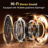 Wireless Earbuds 5.4 Bluetooth Headphones Sports Ear Buds with Earhooks 75H Playtime Wireless Headphones for Workout Waterproof