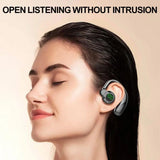 1-2Pcs Wireless Bluetooth Headphones Full Open Headset Air Conduction Ear Hook Earphones Noise Canceling Audifonos Sports