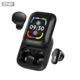 ZNP N04 TWS Wireless Earbuds With Touch Screen Bluetooth AI Translation Headphones Comfort Fit Noise Reduction Earphones