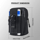 Tactical Molle Belt Pouch Military Waist Bag EDC Tool Organizer Phone Holster Holder For Men Outdoor Hiking Camping Hunting Gear