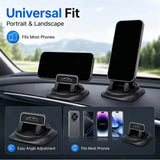 360° Degree Car Mobile Phone Mount Anti Slip Silicone Dashboard Phone Holder Free Rotation Universal Head-Up Navigation Holder