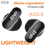 ZNP N04 TWS Wireless Earbuds With Touch Screen Bluetooth AI Translation Headphones Comfort Fit Noise Reduction Earphones