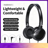 Headphones with Wired 3.5mm Interface High Quality Suitable for Both Male and Female Students Cute Student Headphones