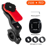 Universal 360° Rotatable and Detachable Phone Mount, Bicycle Mount, Motorcycle Handlebar Mount, Riding Accessories