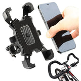 Bicycle Phone Holder Motorcycle Mount 360 Rotation Universal Handlebar Auto Lock Shockproof Cycling Accessories GPS Navigation