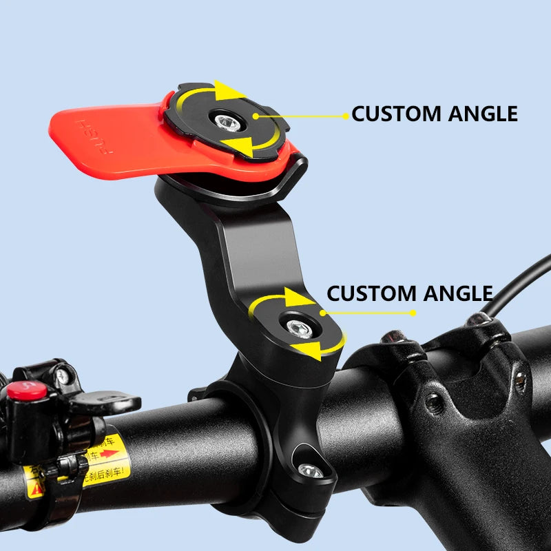 Universal 360° Rotatable and Detachable Phone Mount, Bicycle Mount, Motorcycle Handlebar Mount, Riding Accessories