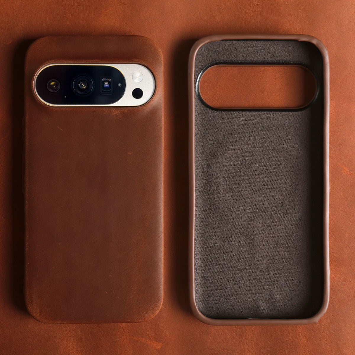 Crazy Horse Pattern Genuine Leather Case for Google Pixel 10 Pro XL Pixel11 Pro 9A 8A 7A 6A 5 6 7 8 Pro 9 Pro XL Back Cover Case