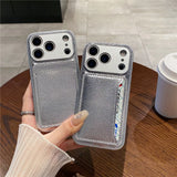 luxury Multi functional Leather Card Holder Wallet Case For iPhone 11 12 13 14 15 16 17 18 Pro Max 8 Plus Lens Protection Cover