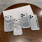 luxury Multi functional Leather Card Holder Wallet Case For iPhone 11 12 13 14 15 16 17 18 Pro Max 8 Plus Lens Protection Cover