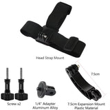 Action Camera Accessories Kit Head Strap Chest Strap Mount Adjustable Holder for GoPro Phone DJI Osmo SJCAM AKASO Insta360